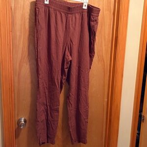 Old Navy High-Rise Rust Pants